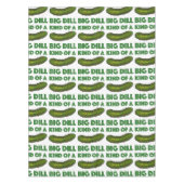 大きなディル(ディール)グリーンデリピックルグルメの種類 テーブルクロス (正面)