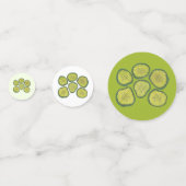 大きなディールの種類のグリーンピックチップおめでとう コンフェッティ (裏面)