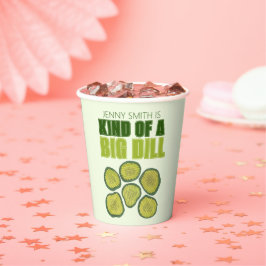 大きなディールの種類のグリーンピックチップおめでとう 紙コップ