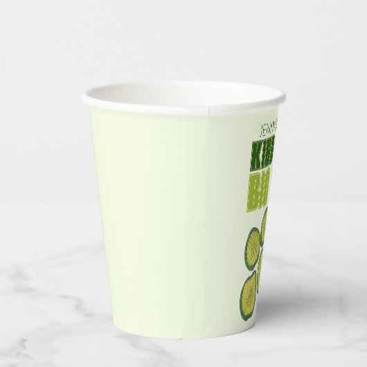 大きなディールの種類のグリーンピックチップおめでとう 紙コップ (右)