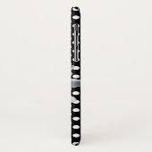 大きなデイジーと水玉模様iPhone Xケース Case-Mate iPhoneケース (裏面/左)