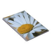 大きなデイジーの花アクセント ノートブック (右側)