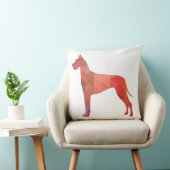 大きなデイン幾何カラフルパターンのシルエット クッション (椅子)