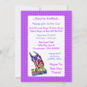 大きなデネスロップは明るく起こる 招待状 (裏面)