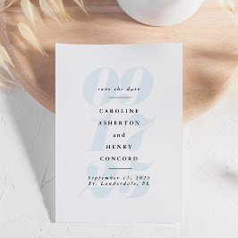 大きなデート　大きな写真　青い セーブザデート