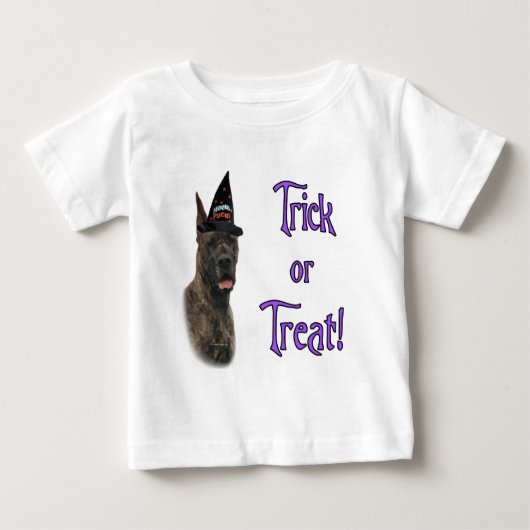 大きなデーンのトリック ベビーTシャツ (正面)