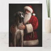 大きなデーンクリスマス カード (正面)