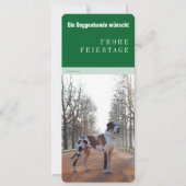 大きなデーンクリスマス シーズンカード (正面)