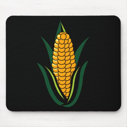 大きなトウモロコシの衣装かわいい簡単フルーツハロウィンギフト マウスパッド (正面)