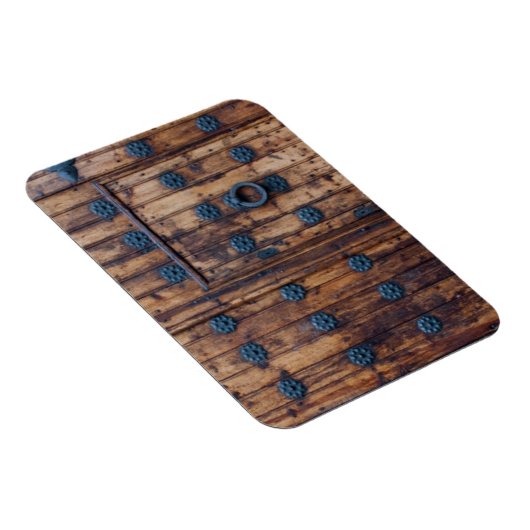 大きなドアの中の古い小さなドア マグネット (右側)