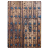 大きなドア内の古い小さなドア クリップボード (裏面)