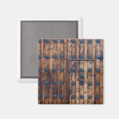 大きなドア内の古い小さなドア マグネット (正面/裏面)