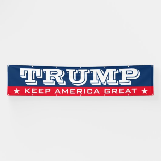大きなドナルド・トランプ共和党員 Keep America Great 横断幕 (横)