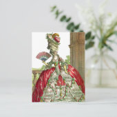 大きなドレス大きな髪 ポストカード (スタンド正面)