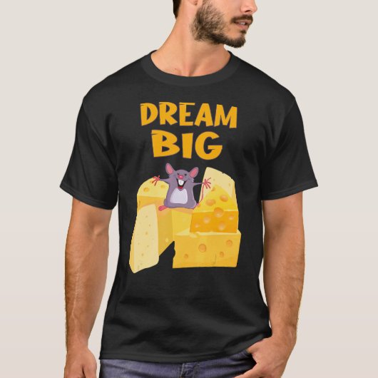 大きなネズミを夢に見る Tシャツ (正面)