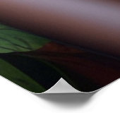 大きなネックレスを持つ熱帯の王女 ポスター (角)