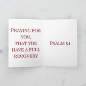 大きなハグ いっぱいの祈り 早く治ってねカード サンキューカード (内部)