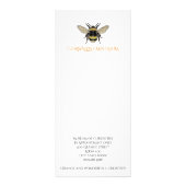 大きなハチの黄金 小売 ラックカード (裏面)