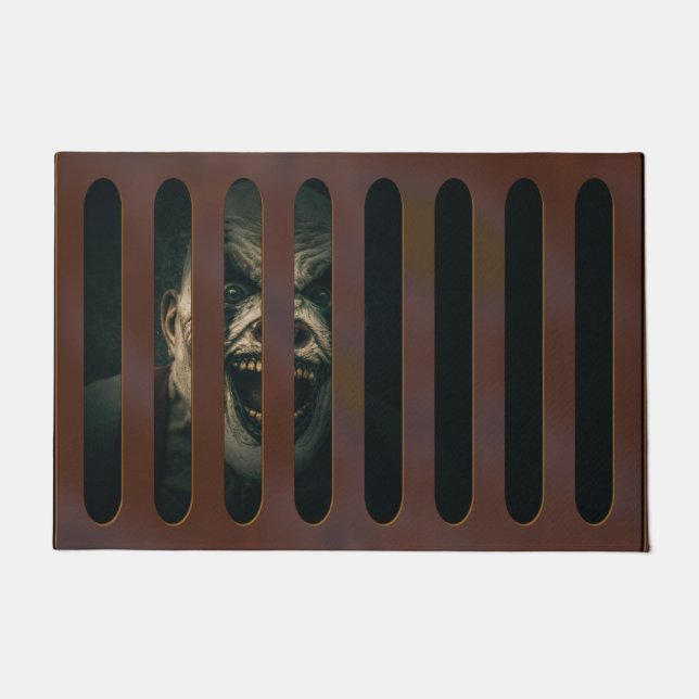 大きなハロウィーン怖いピエロインストームグレート ドアマット (正面)