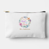 「大きなハートが必要」フローラ、先生への贈り物 アクセサリーポーチ (正面)