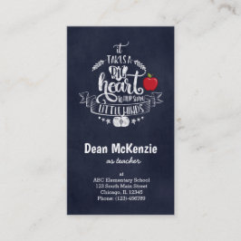 大きなハートだ 名刺