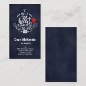 大きなハートだ 名刺 (正面/裏面)