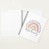 大きなハートで若者の心を形作る先生 プランナー手帳 (ディスプレー)