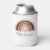 大きなハートで若者の心を形作る先生 缶クーラー (缶正面)