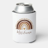 大きなハートで若者の心を形作る先生 缶クーラー (缶裏面)