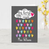 大きなハートカードを取る カード (黄色い花)