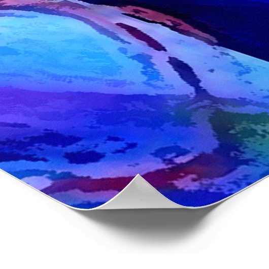 大きなハートサイズ大 ポスター (角)