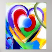 大きなハートサイズ大 ポスター (正面)