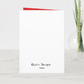 大きなハート折り札 ノートカード (裏面)