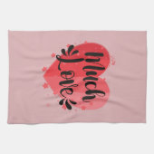 大きなハート キッチンタオル (横)