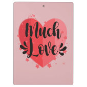 大きなハート クリップボード (裏面)