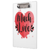 大きなハート クリップボード (左)