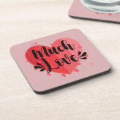 大きなハート コースター (左側)