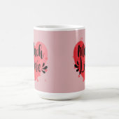 大きなハート コーヒーマグカップ (中央)