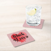 大きなハート スクエアペーパーコースター (インサイチュ)