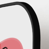 大きなハート ピックルボールラケット (左詳細)