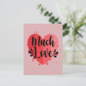 大きなハート ポストカード (スタンド正面)