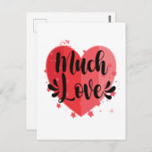 大きなハート ポストカード (正面/裏面)