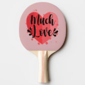 大きなハート 卓球ラケット (裏面)