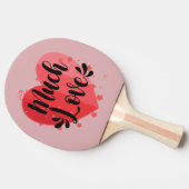 大きなハート 卓球ラケット (横)