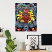 大きなバグポスター ポスター (ホームオフィス)