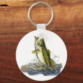 大きなバスを飛び回る キーホルダー (正面)