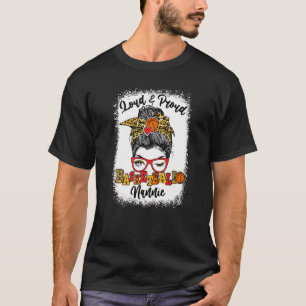 大きなバスケッ誇りを持ったトナニーMessy Bunの傷 Tシャツ