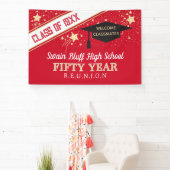 大きなバナー！50回目のクラス同窓会バナー 横断幕 (インサイチュ)