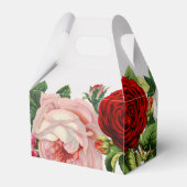 大きなバラの感謝パーティー ウェディングギフトボックス フェイバーボックス (裏面サイド)