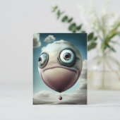 大きなバルーンがあなたを見ているポスター ポストカード (スタンド正面)